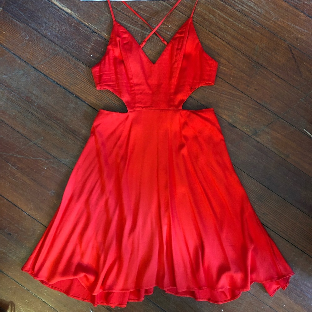 Urban Outfitters Marguerita Cut-Out Mini Dress